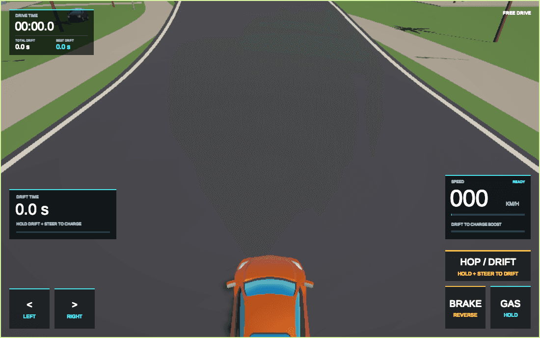 Kart Racer on the track